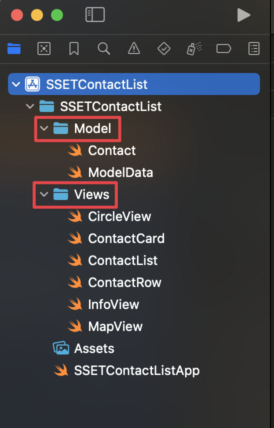 Organize Project Structure