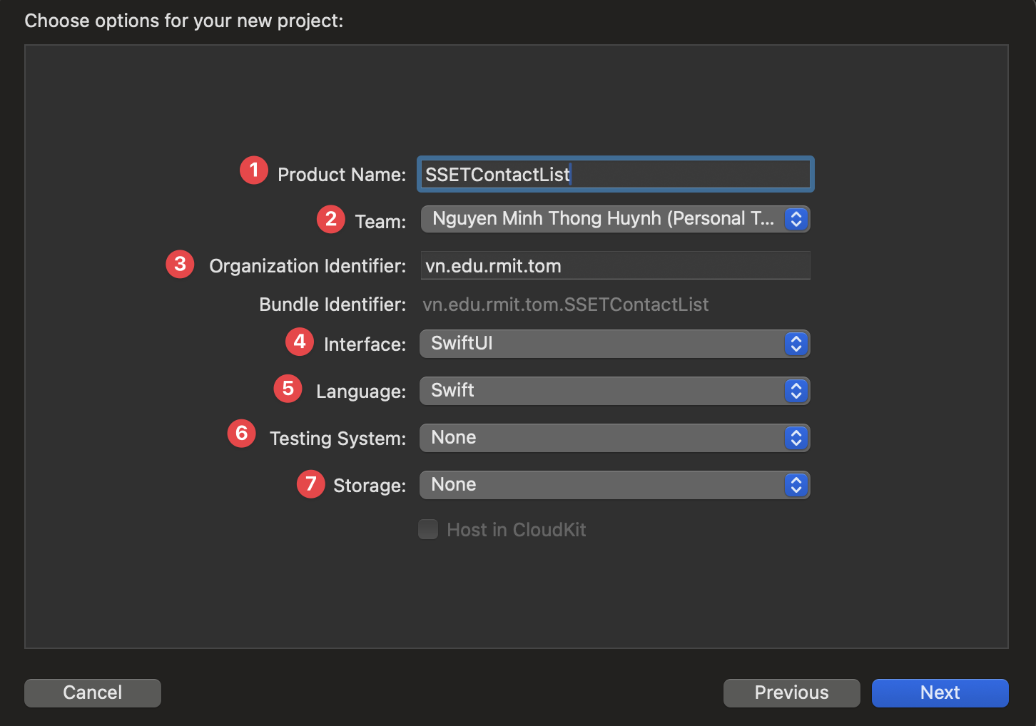Create Xcode Project
