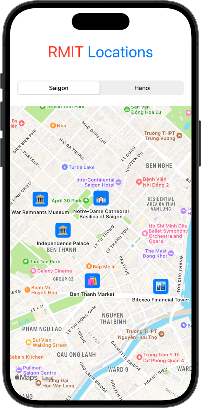 Second Map App Example