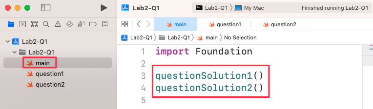 Organize Swift Files in Xcode Step 3